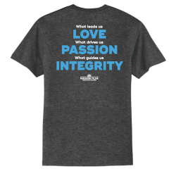 Port & Company Core Blend T-shirt (Dark Heather Grey) (Tall)